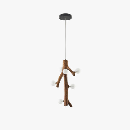 Epoch Scandinavische LED-kroonluchter Houten woonkamer Eetkamer Slaapkamer