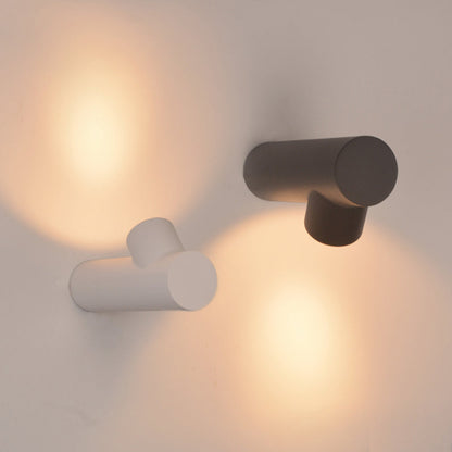 Ray moderne waterdichte buitenwandverlichting, wit en zwart