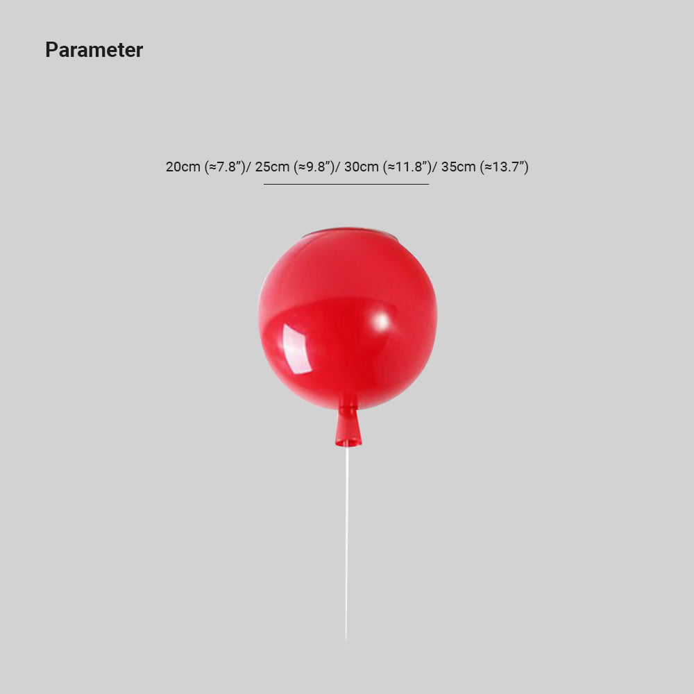 Plafonnier brillant Aria, plafonnier ballon, chambre à coucher