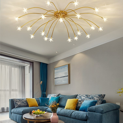 Arisha Art Deco Starry  Flush Mount Ceiling Light