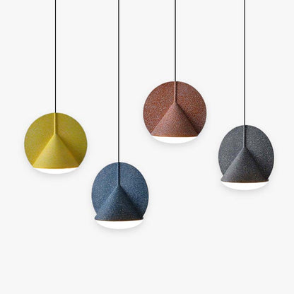 Lampe suspendue à abat-jour coloré à LED moderne Arisha