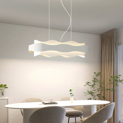 Arisha Art Déco Lampe à suspension en forme de fleur Blanc