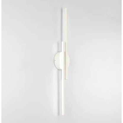 Elgo Modern Nordic Disc/Linear Metal LED Wall Lamp, Black/White