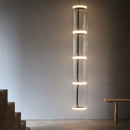 Valentina Minimalist Combination Glass Pendant Light, Clear