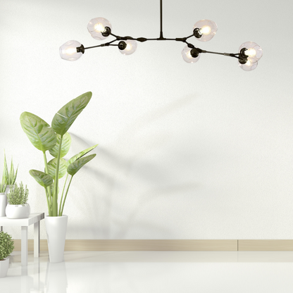 Kirae Nordic Modern Glass Pendant Light Clear Bubble