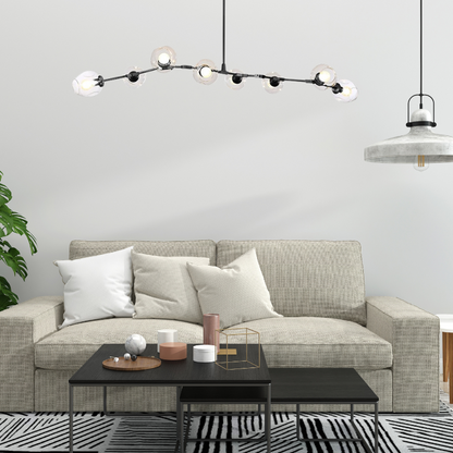 Kirae Nordic Modern Glass Pendant Light Clear Bubble