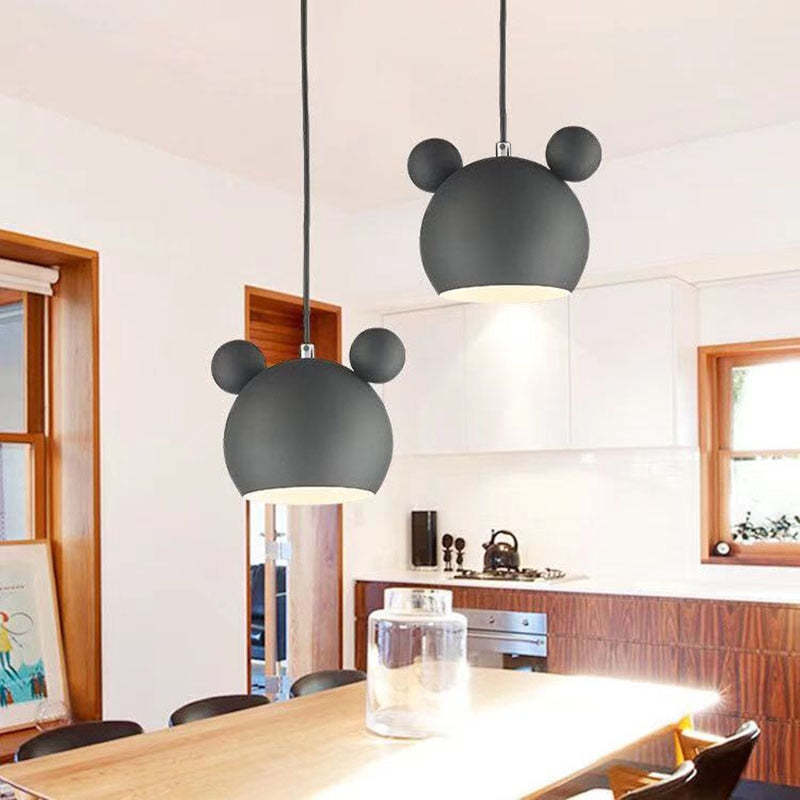 Valentina Mouse Head Pendelleuchte, 5 Farben