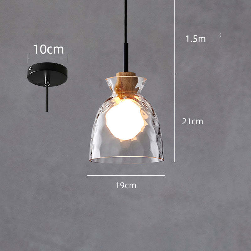 Arisha minimalistische geometrische Glas-Pendelleuchte, Esszimmer