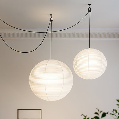 Ritta Pendant Light  Wabi-sabi Globe Paper