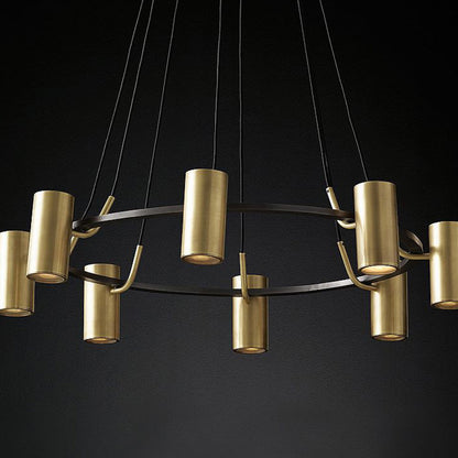 Arisha Modern Spotlight Metal Pendant Light, Gold