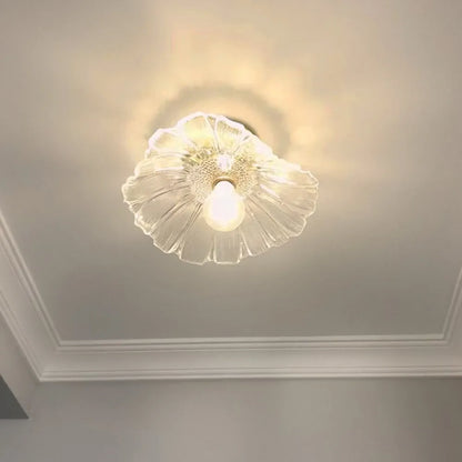 Plafonnier/Suspension en verre Calia Flower