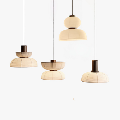 Suspension rétro en tissu et métal Muto, 2 styles
