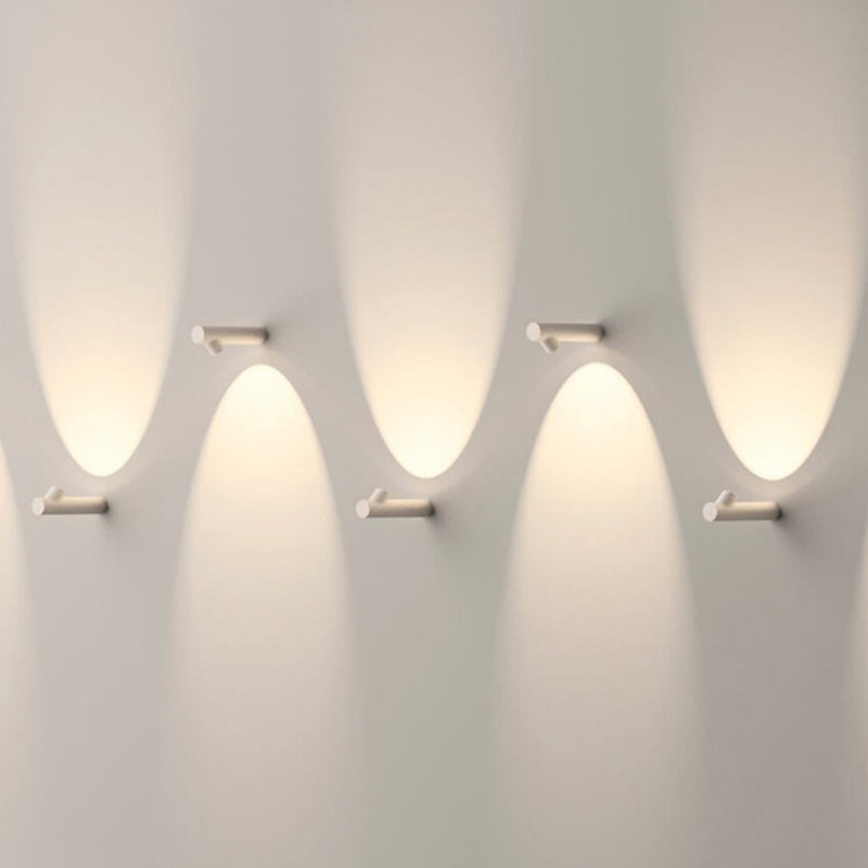 Ray moderne waterdichte buitenwandverlichting, wit en zwart