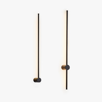 Eonix Minimalist Rotatable Linear Indoor Wall Lamp, Black