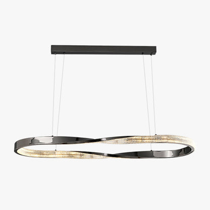 Kristy Pendant Light, Aluminium & Arcylic, 1/2 Rings, 2 Color