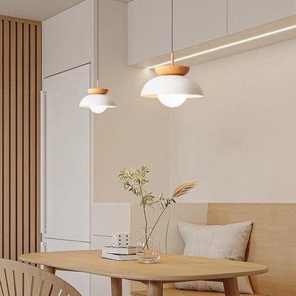 Muto Nordic Suspension/Plafonnier Bois/Métal Noir Cuisine Balcon