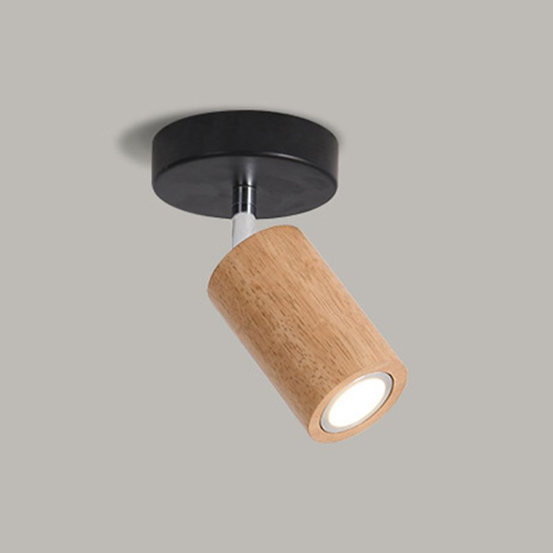 Muto Moderner LED verstellbarer Deckenstrahler, Holz
