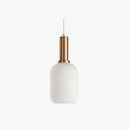 Valentina Morden Bubble Glass Pendant Light, White, Bedroom