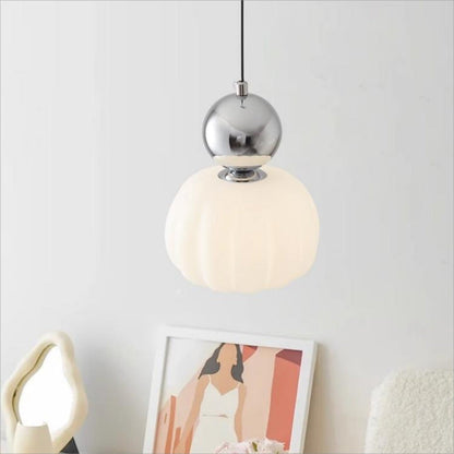 Valentina Modern LED Pendant Light Chrome Metal Dining Room/Bedroom