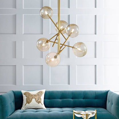 Valentina Bubble Branch Kronleuchter aus Glas/Metall, Küche/Esszimmer
