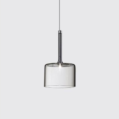 Valentina Minimalist Modern Glass LED Pendant Light, 3 Style