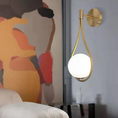 Valentina druppelvormige wandlamp, 2 stijlen