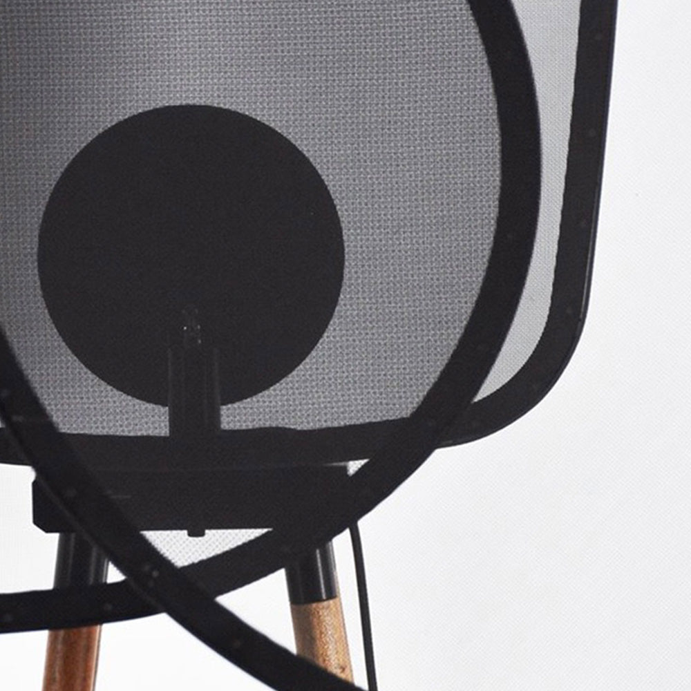 Cooley modernes Design minimalistische Stehlampe, Metall und Holz