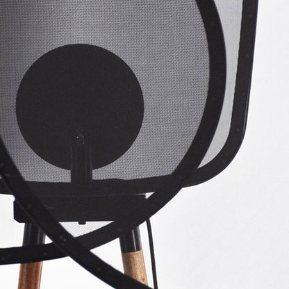 Cooley modernes Design minimalistische Stehlampe, Metall und Holz