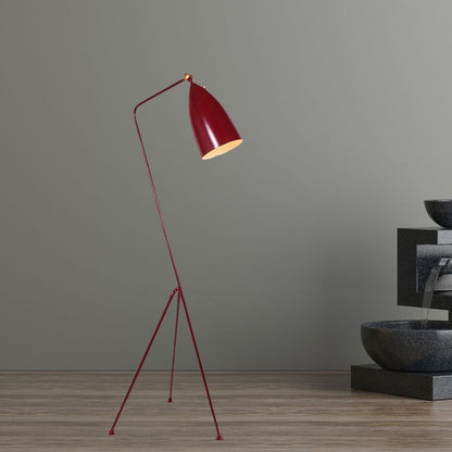 Morandi Moderne Metallbecher-Stehlampe in Schwarz, mehrfarbig