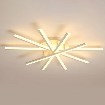 Arisha Linear Flush Mount Ceiling Light, 4 Colour
