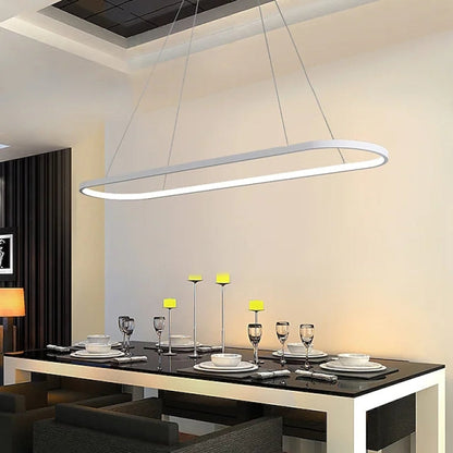 Suspension d'intérieur ovale minimaliste Junel
