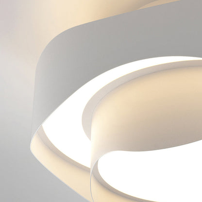 Arisha Art Déco Lampe à suspension en forme de fleur Blanc