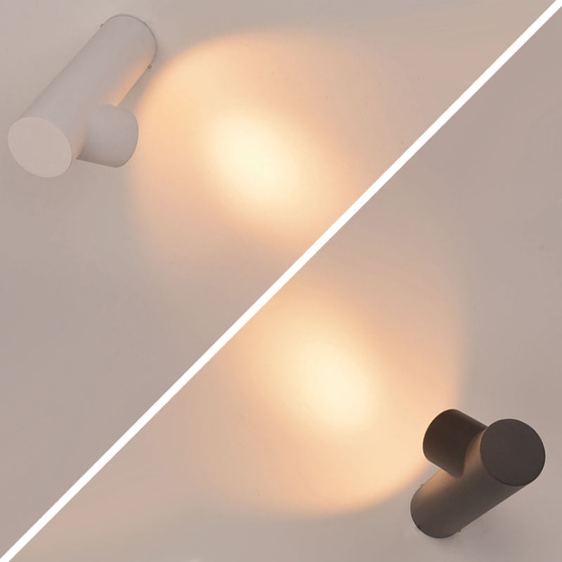 Ray moderne waterdichte buitenwandverlichting, wit en zwart