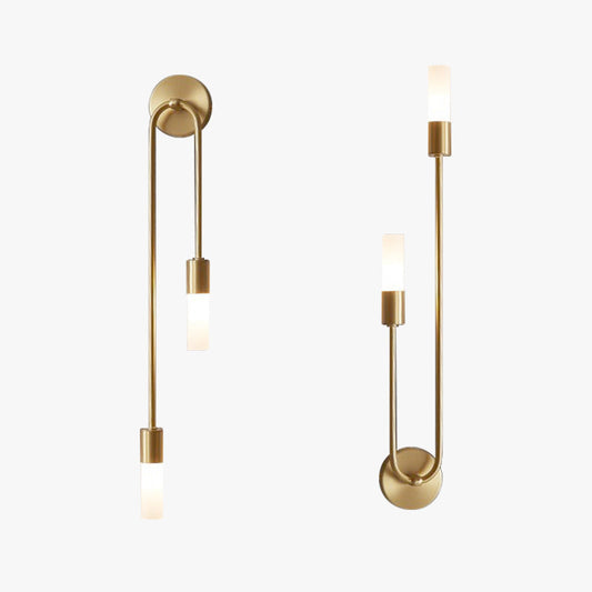 Rime Modern Wall Sconce for Bedeside Gold 2 PCS