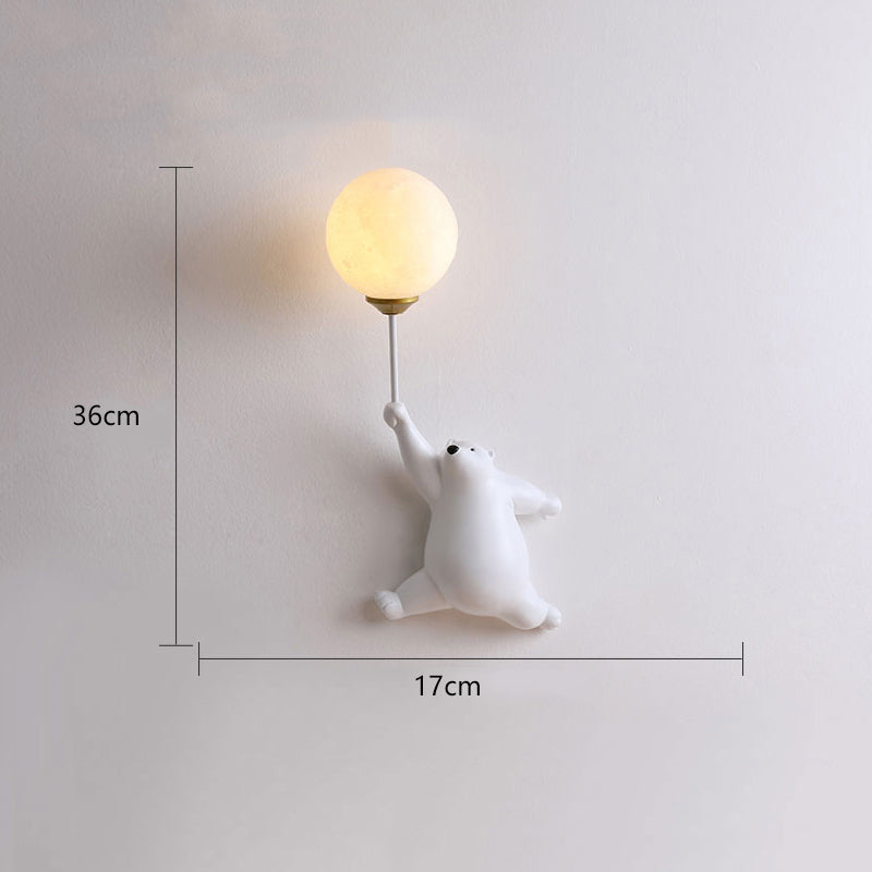 Applique Murale Liseuse Ourson Ballon