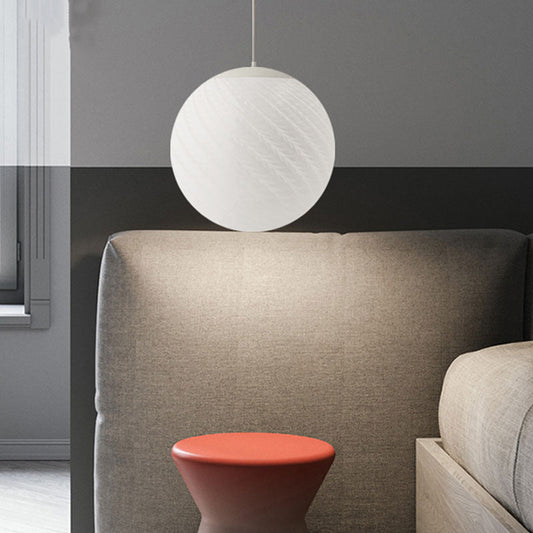 Valentina Minimalistische LED-Pendelleuchte aus Glas für Arbeitszimmer und Schlafzimmer