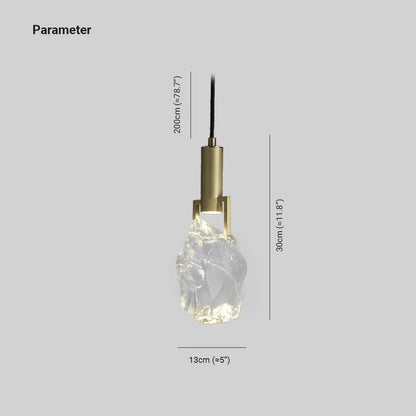 Drop Crystal Pendant Light