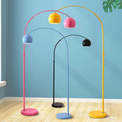 Mira Macaron Modern Fishing Arc Floor Lamp
