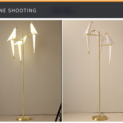 Clifford Nordic Bird Tisch-/Stehlampe, Gold, 1/2/3 Licht