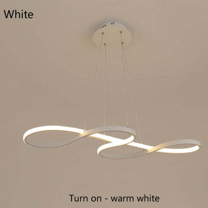 Durell Musical Note Pendant Light, Black & Gold