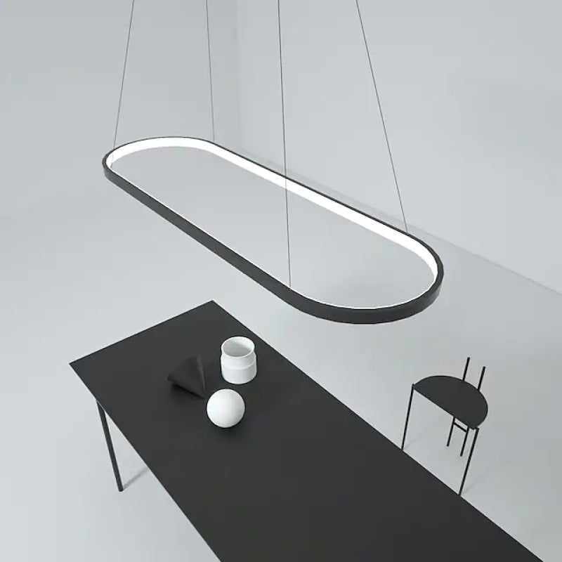 Suspension d'intérieur ovale minimaliste Junel
