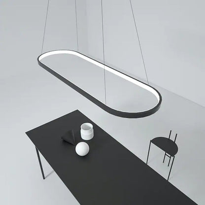Suspension d'intérieur ovale minimaliste Junel