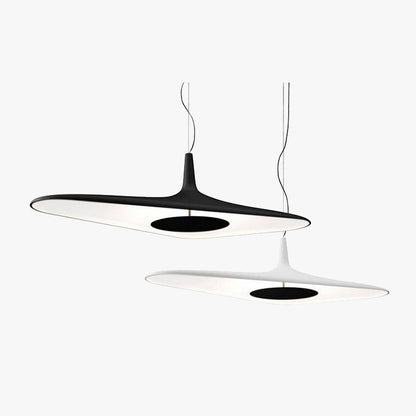 Arisha Modern Minimalist ResinCreative Pendant Light, Black/White