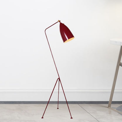 Morandi Moderne Metallbecher-Stehlampe in Schwarz, mehrfarbig