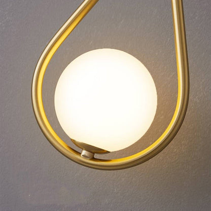 Valentina druppelvormige wandlamp, 2 stijlen