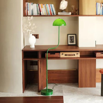 Salgado Stehlampe Mushroom Middle Ancient, Arc Metal, Grün, Esszimmer