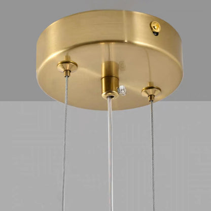 Kristy Luxus Capiz Muschel-Pendelleuchte, Glas/Metall, Nacht-/Esszimmer
