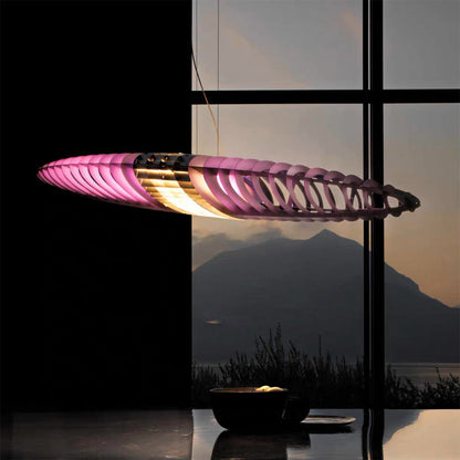 Arisha moderne Pendelleuchte aus Edelstahl, 4 Farben