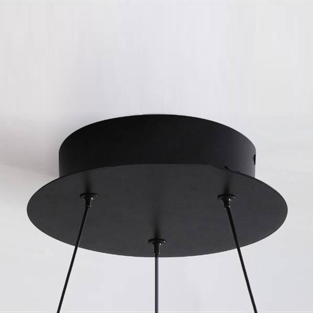 Arisha moderne Vogel-Pendelleuchte, Gold und Schwarz, 2 Stile