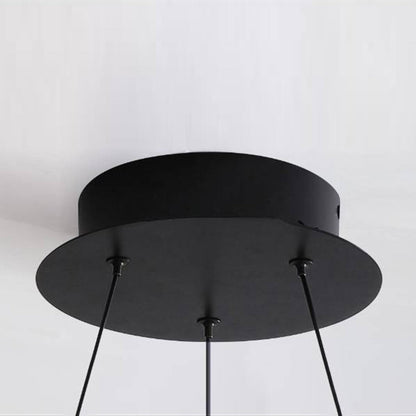 Arisha moderne Vogel-Pendelleuchte, Gold und Schwarz, 2 Stile